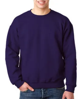 12000 Gildan Adult Gildan DryBlendCrew Neck Sweatshirt Purple