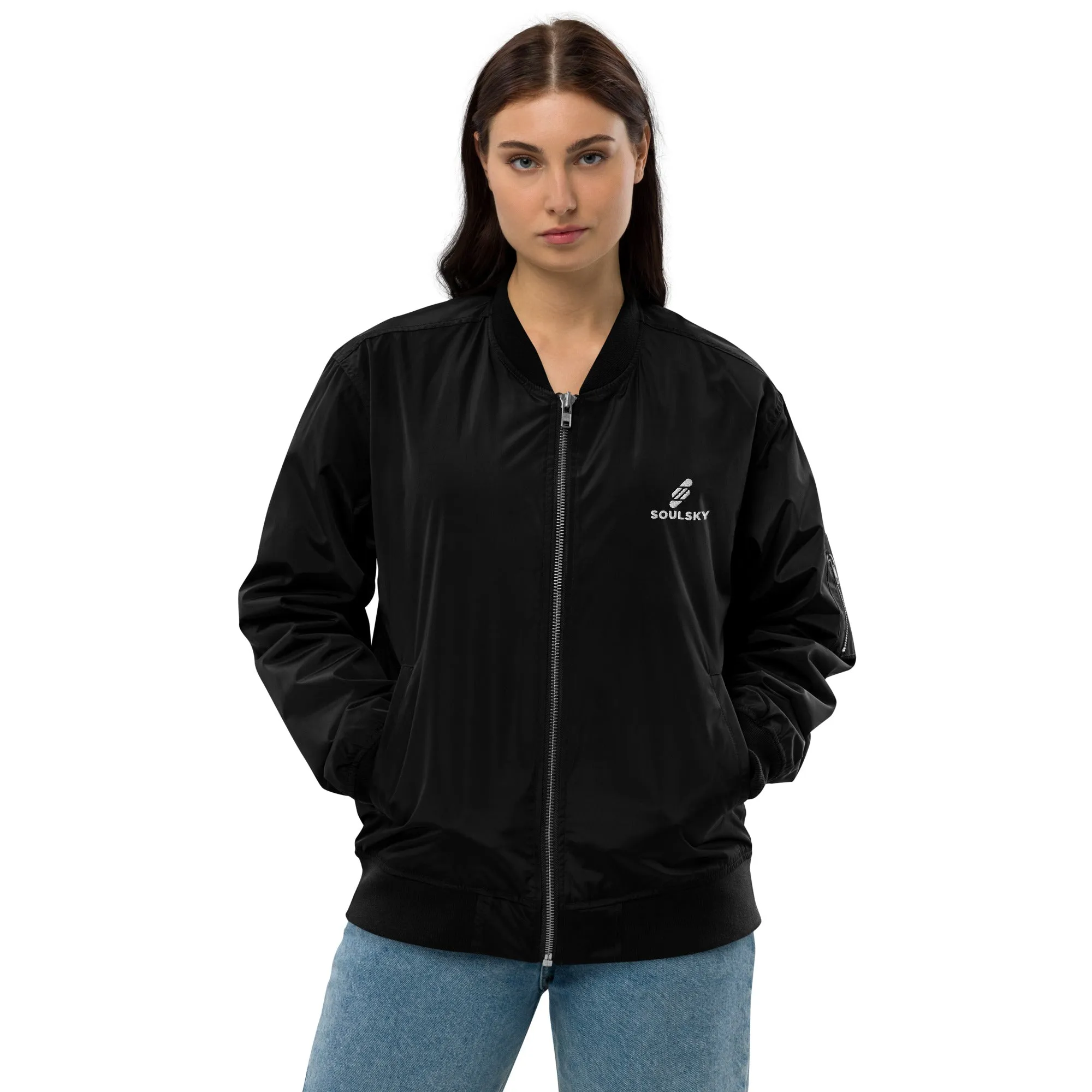 AFRICA ON THE RISE Premium Bomber Jacket