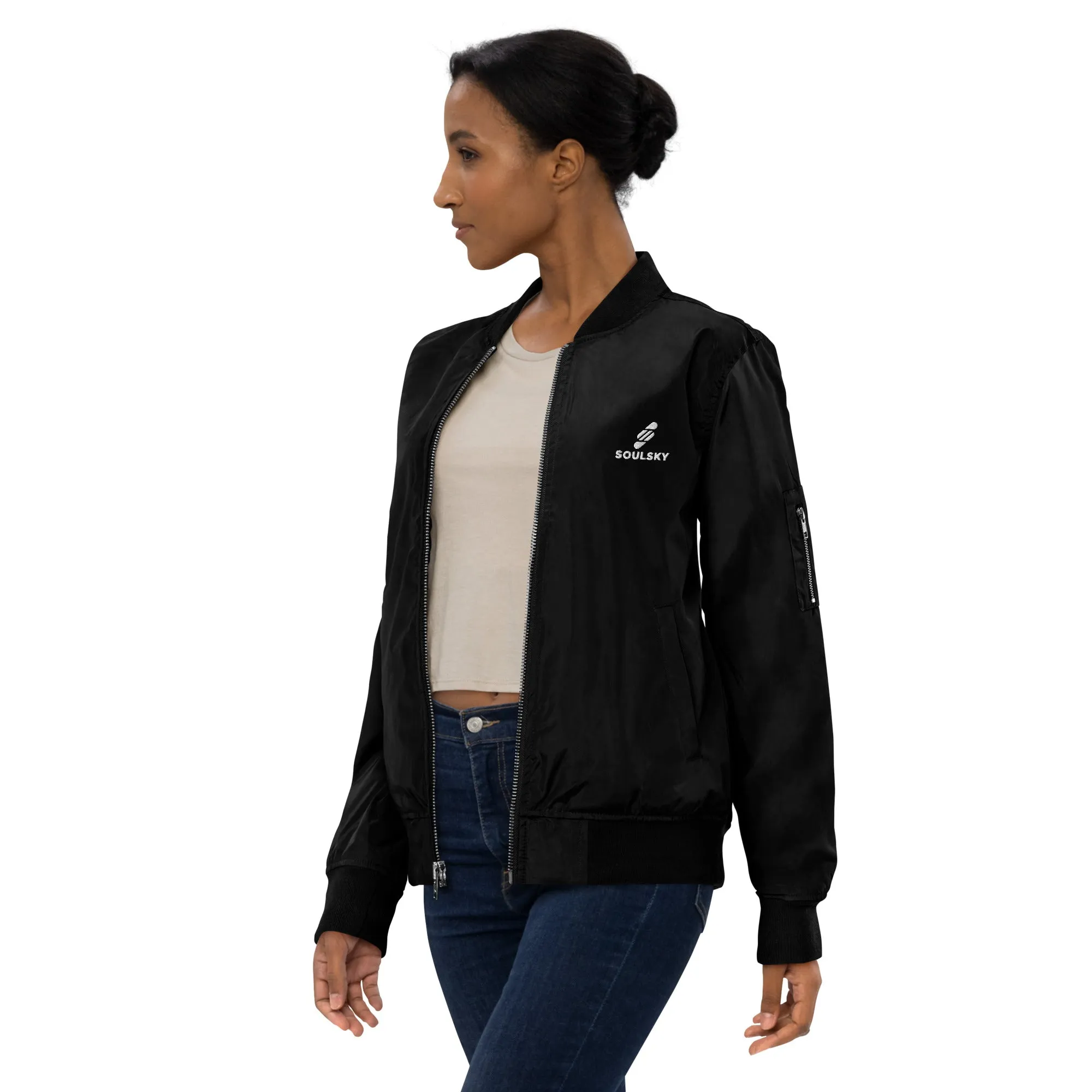 AFRICA ON THE RISE Premium Bomber Jacket