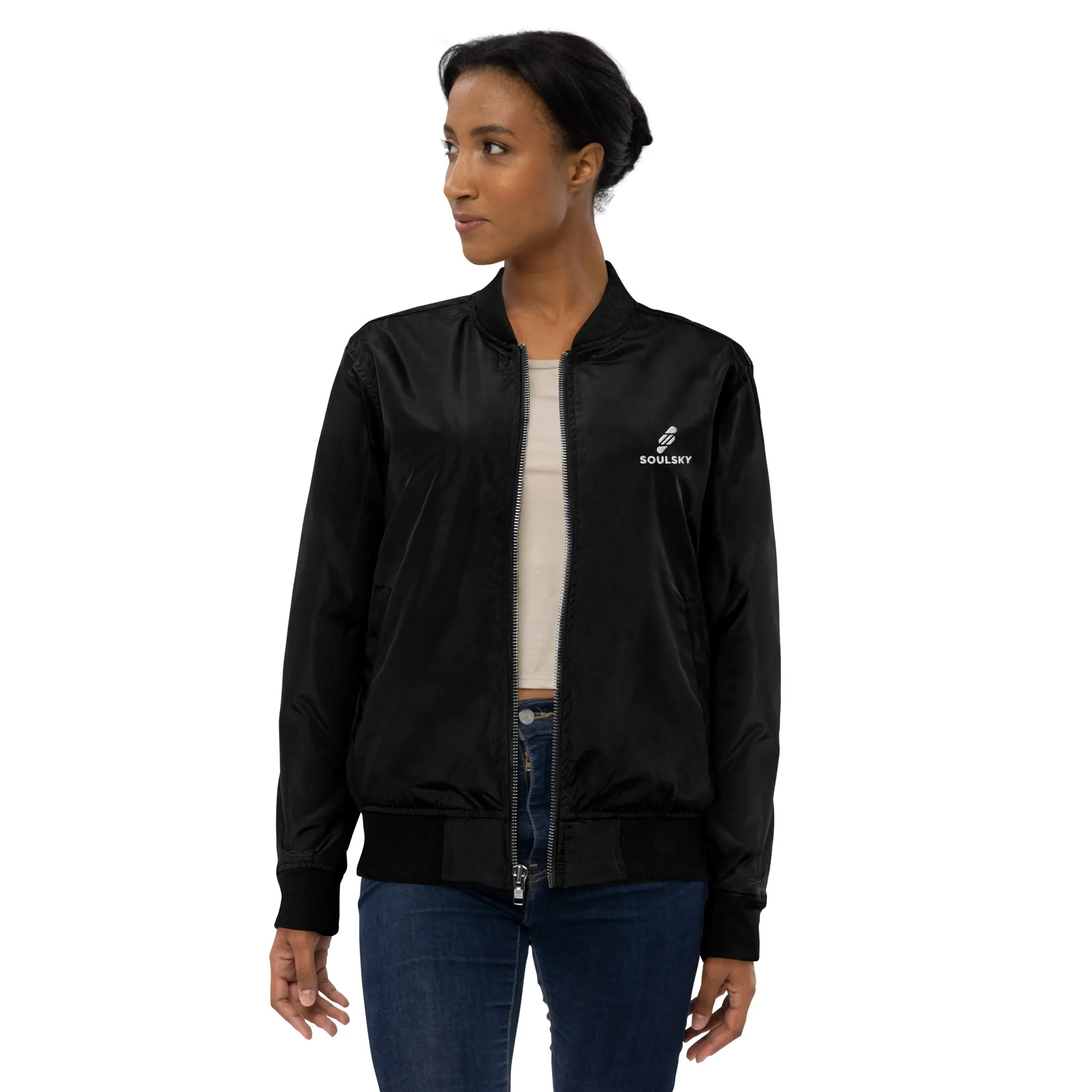 AFRICA ON THE RISE Premium Bomber Jacket