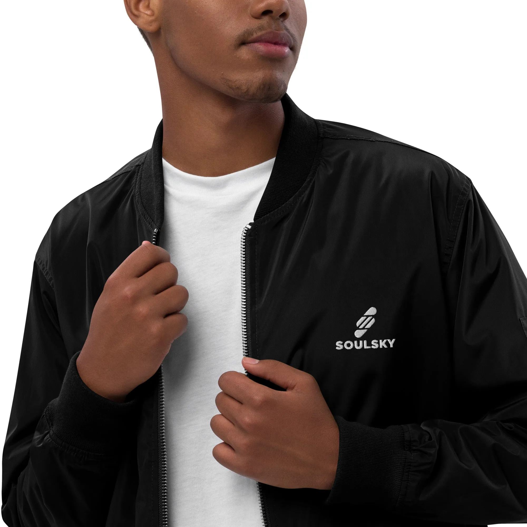 AFRICA ON THE RISE Premium Bomber Jacket