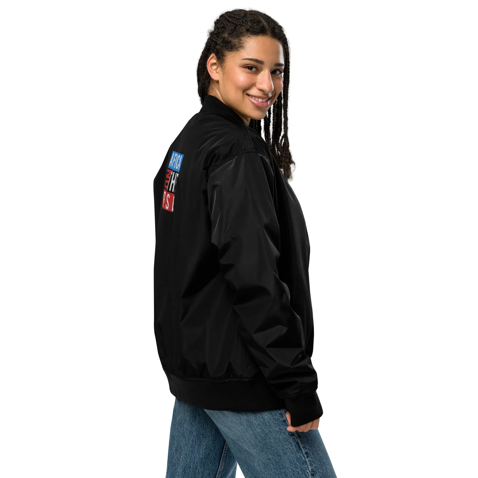 AFRICA ON THE RISE Premium Bomber Jacket