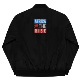 AFRICA ON THE RISE Premium Bomber Jacket