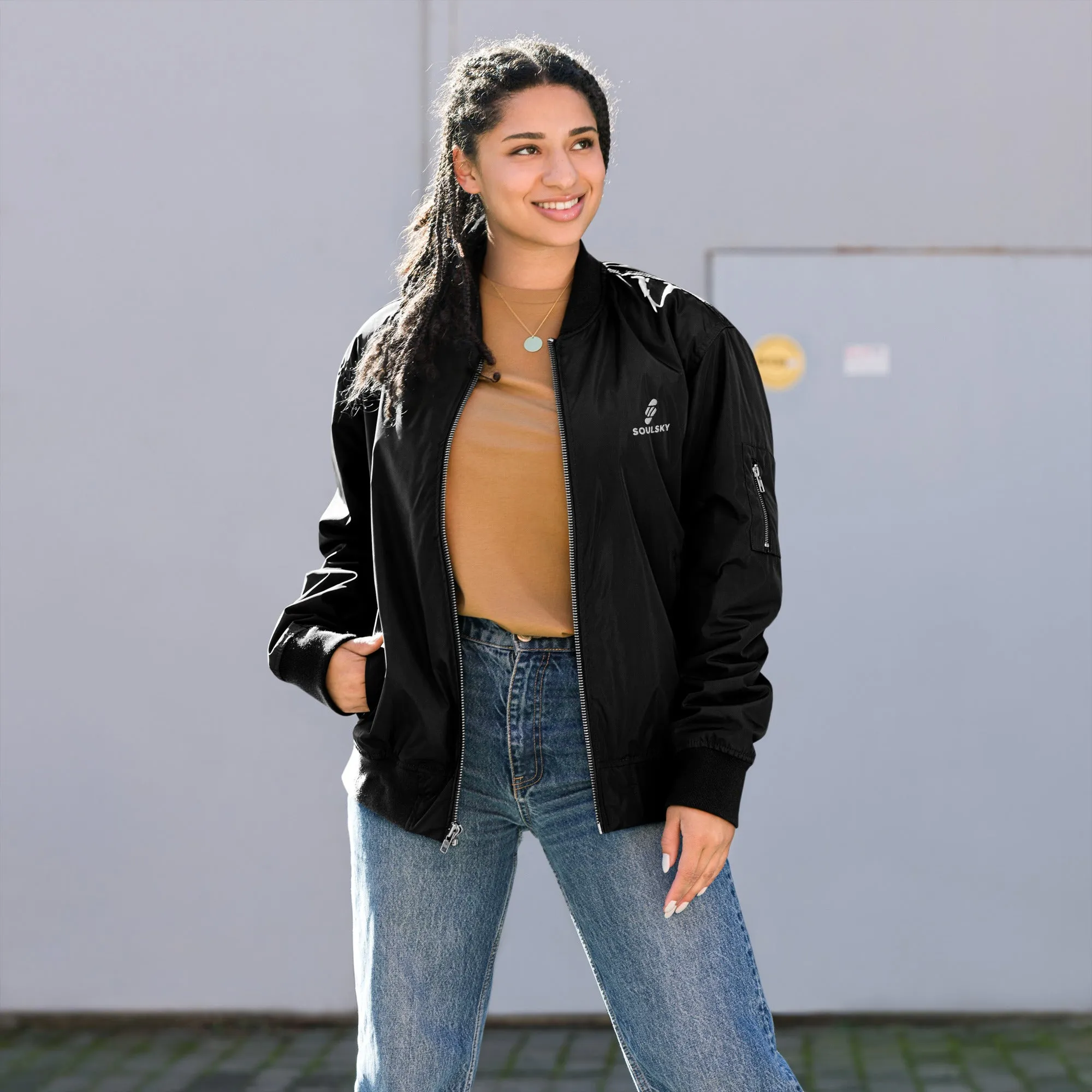 AFRICA ON THE RISE Premium Bomber Jacket