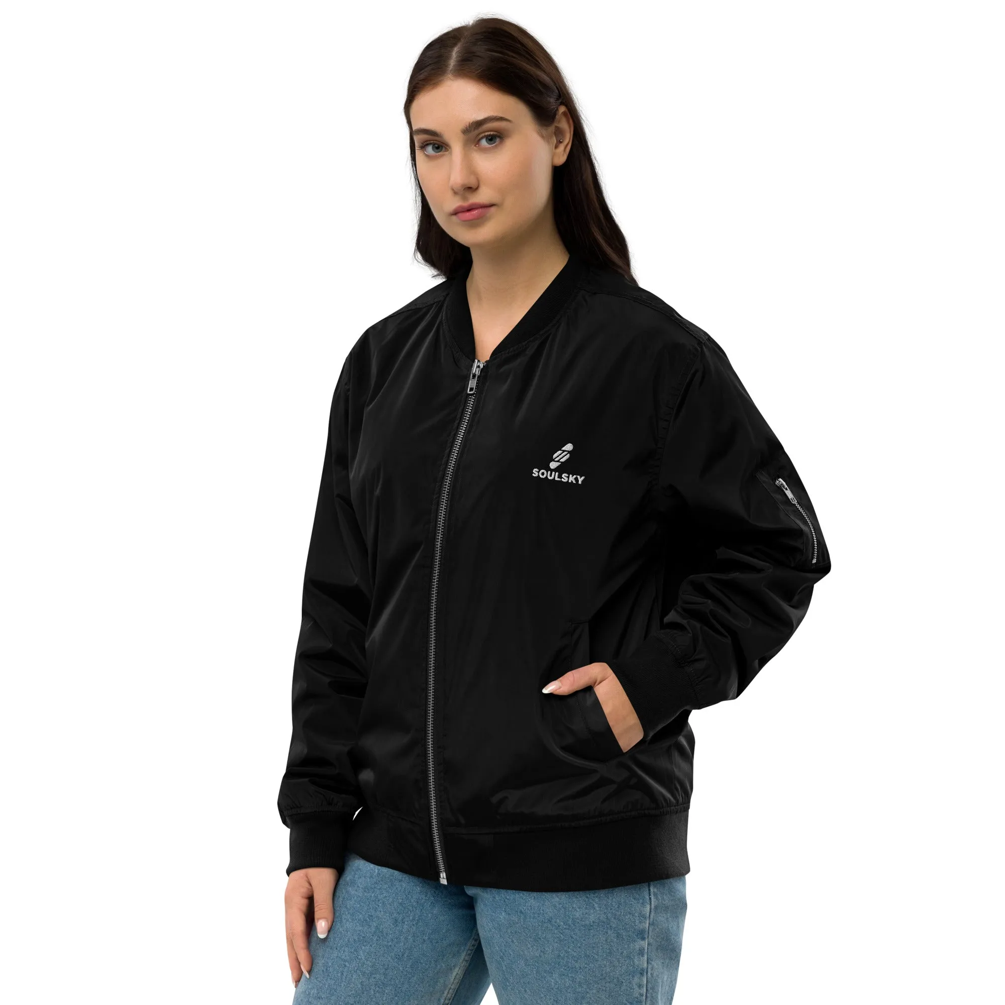 AFRICA ON THE RISE Premium Bomber Jacket