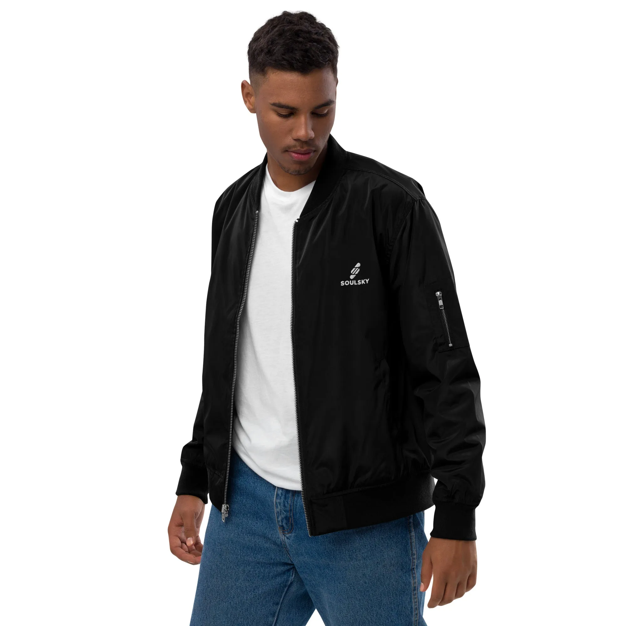 AFRICA ON THE RISE Premium Bomber Jacket