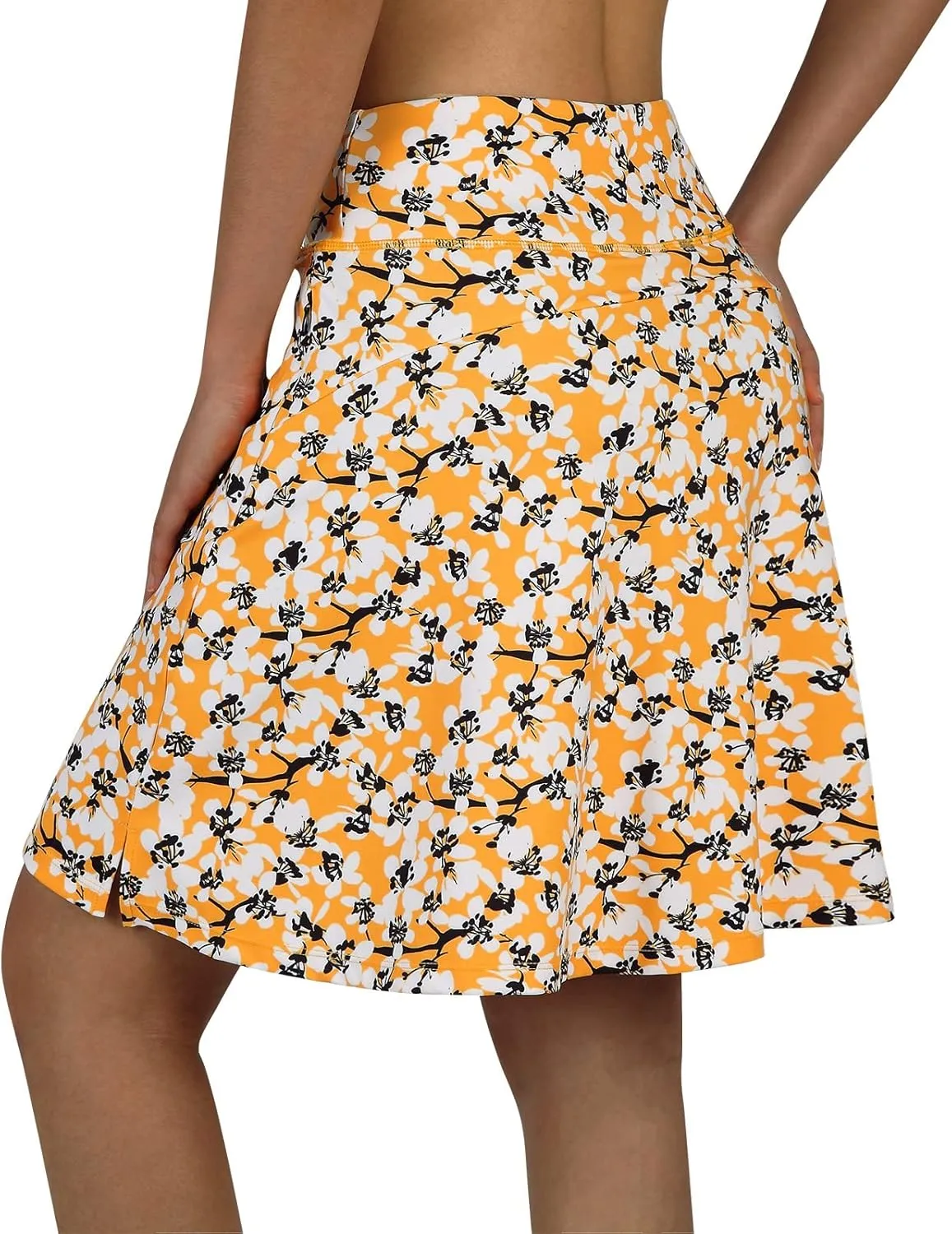 ANIVIVO Women's Skorts Skirts 20" Knee Length,Tennis Golf Pickleball Sports Skirts with High Waisted Zipper Pockets