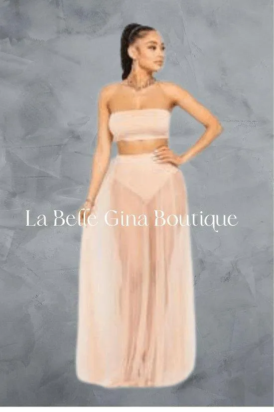 BAE sheer skirt.