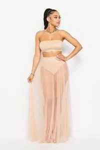 BAE sheer skirt.