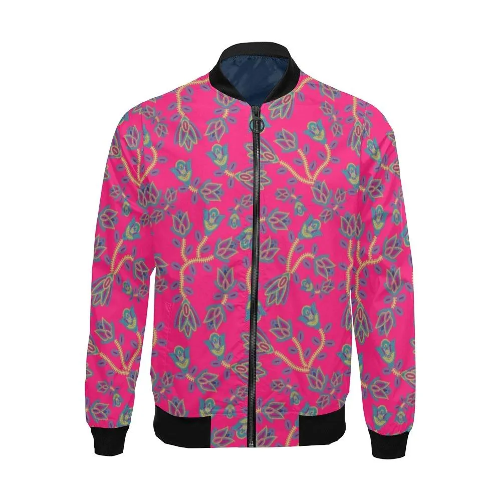 Beaded Lemonade Bomber Jacket for Men