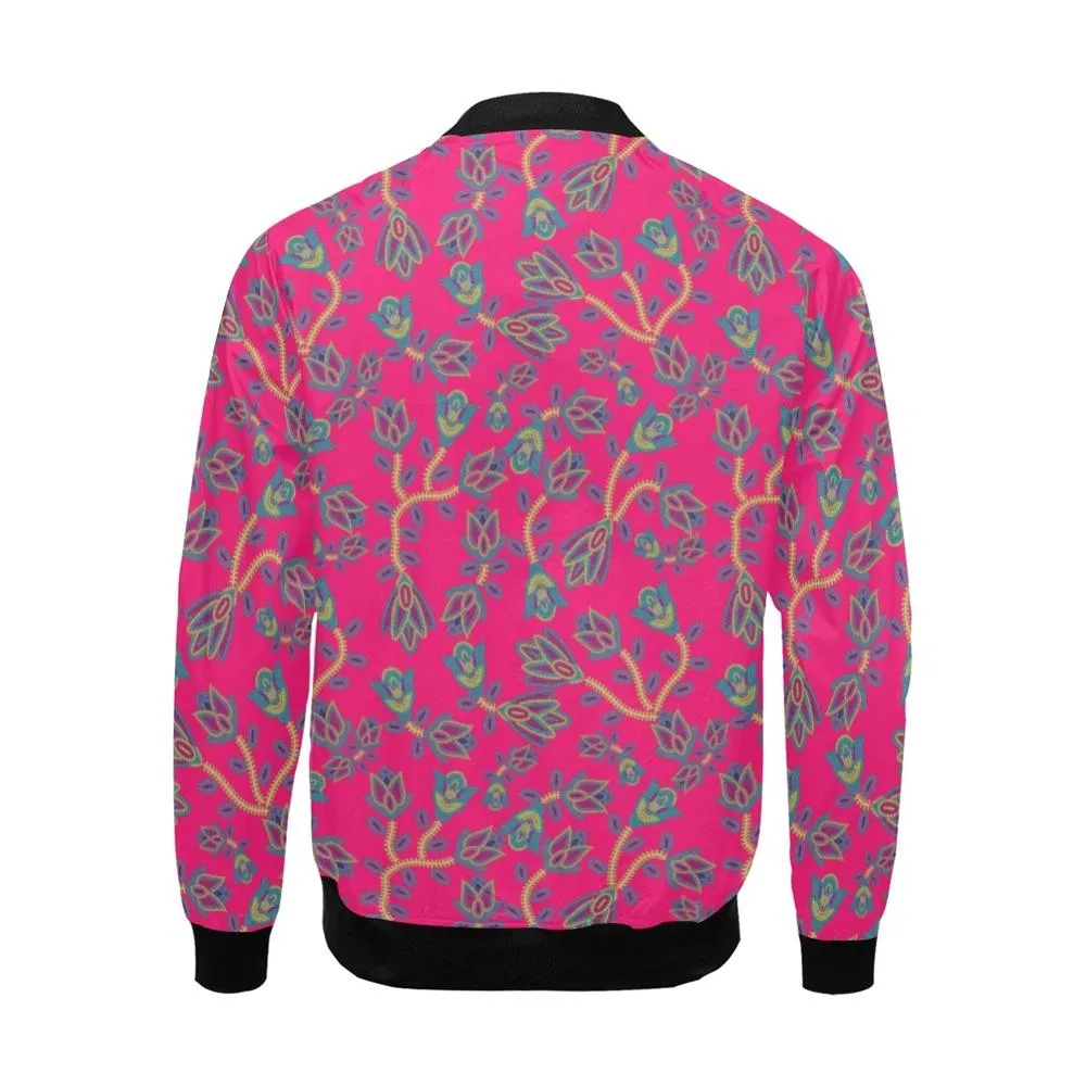 Beaded Lemonade Bomber Jacket for Men