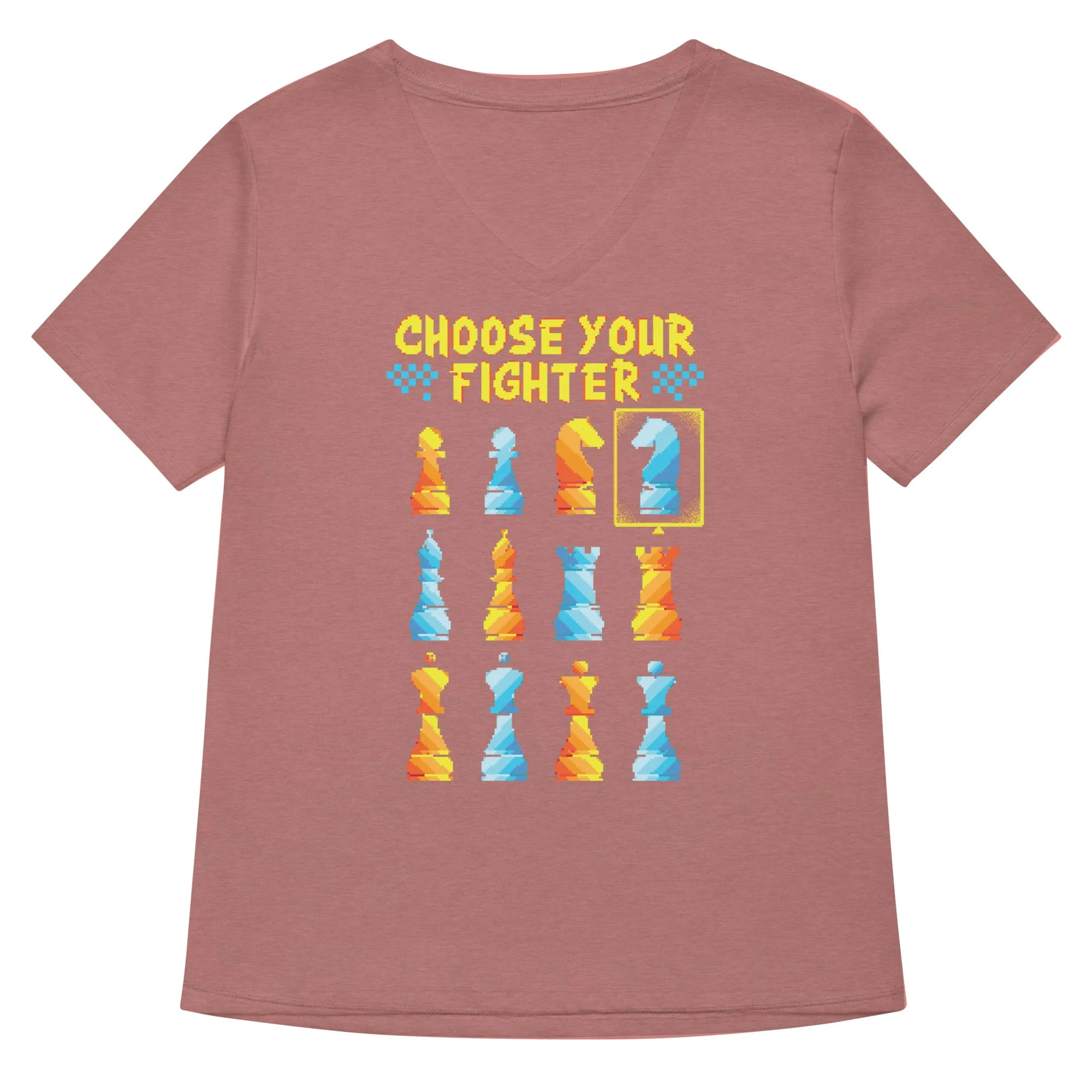 Choose Your Fighter Women's V-Neck Tee