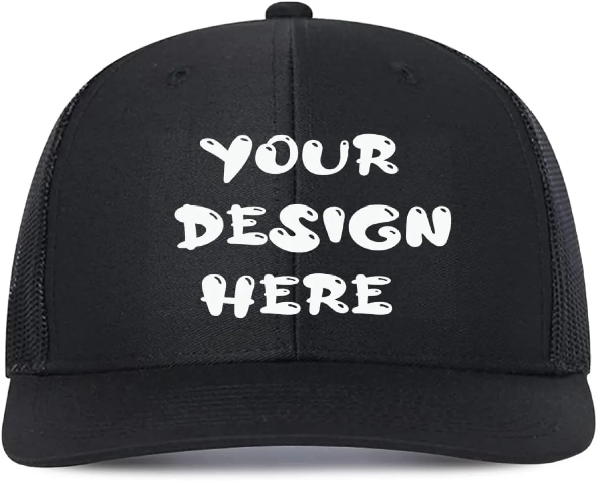 Custom Baseball Cap Bulk Custom Hat for Man Woman Design Your Custom Trucker Hats Add Text Logo Photo Personalized Cap