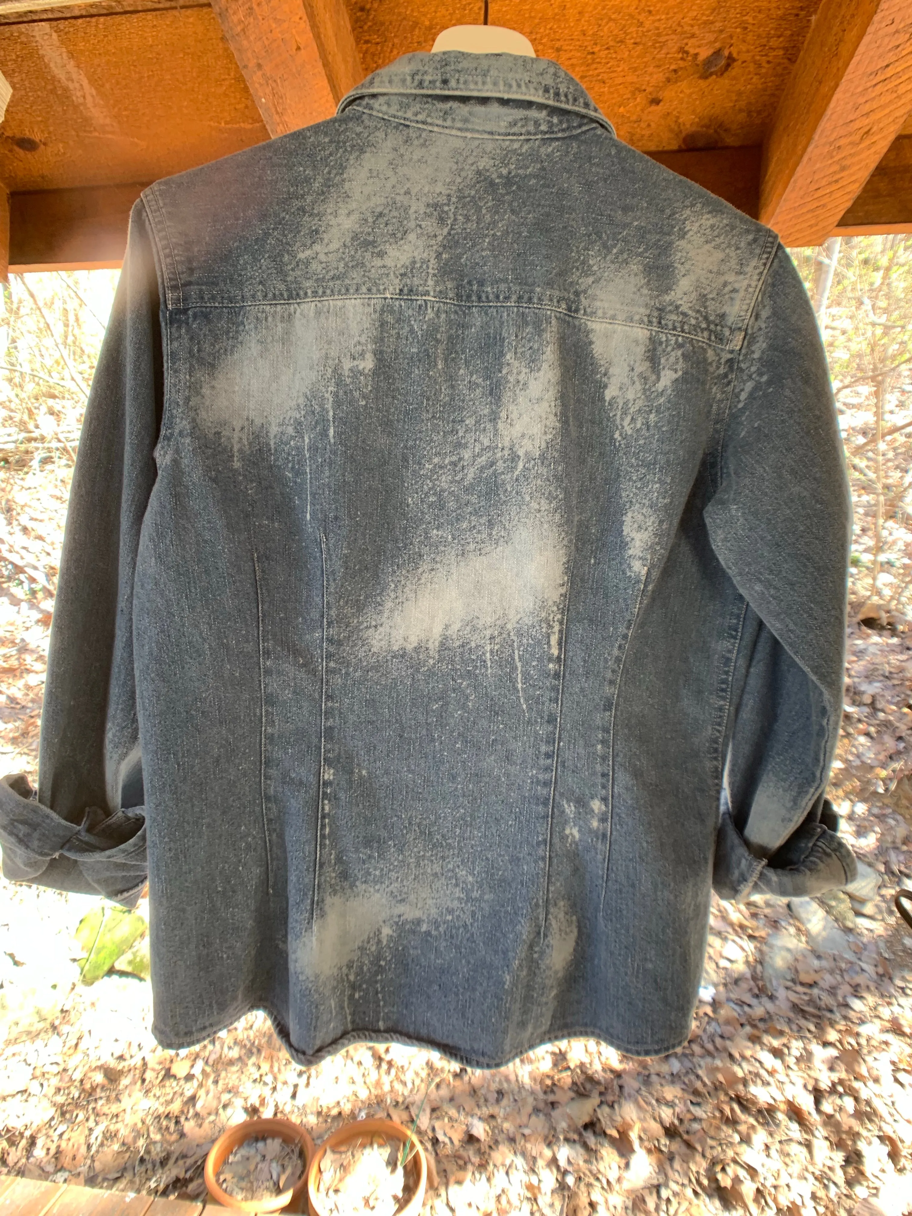 Distressed Denim Shirt
