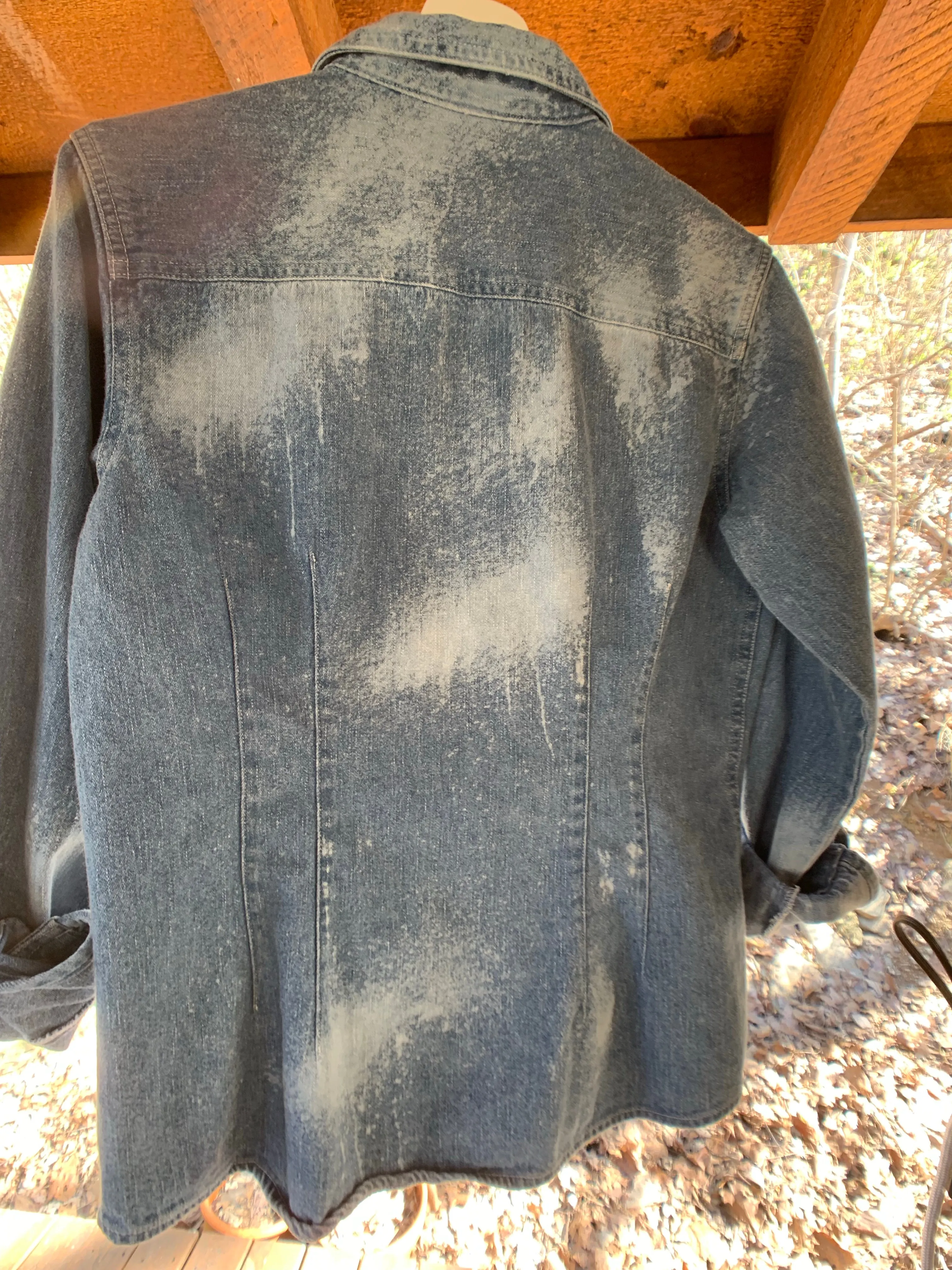 Distressed Denim Shirt