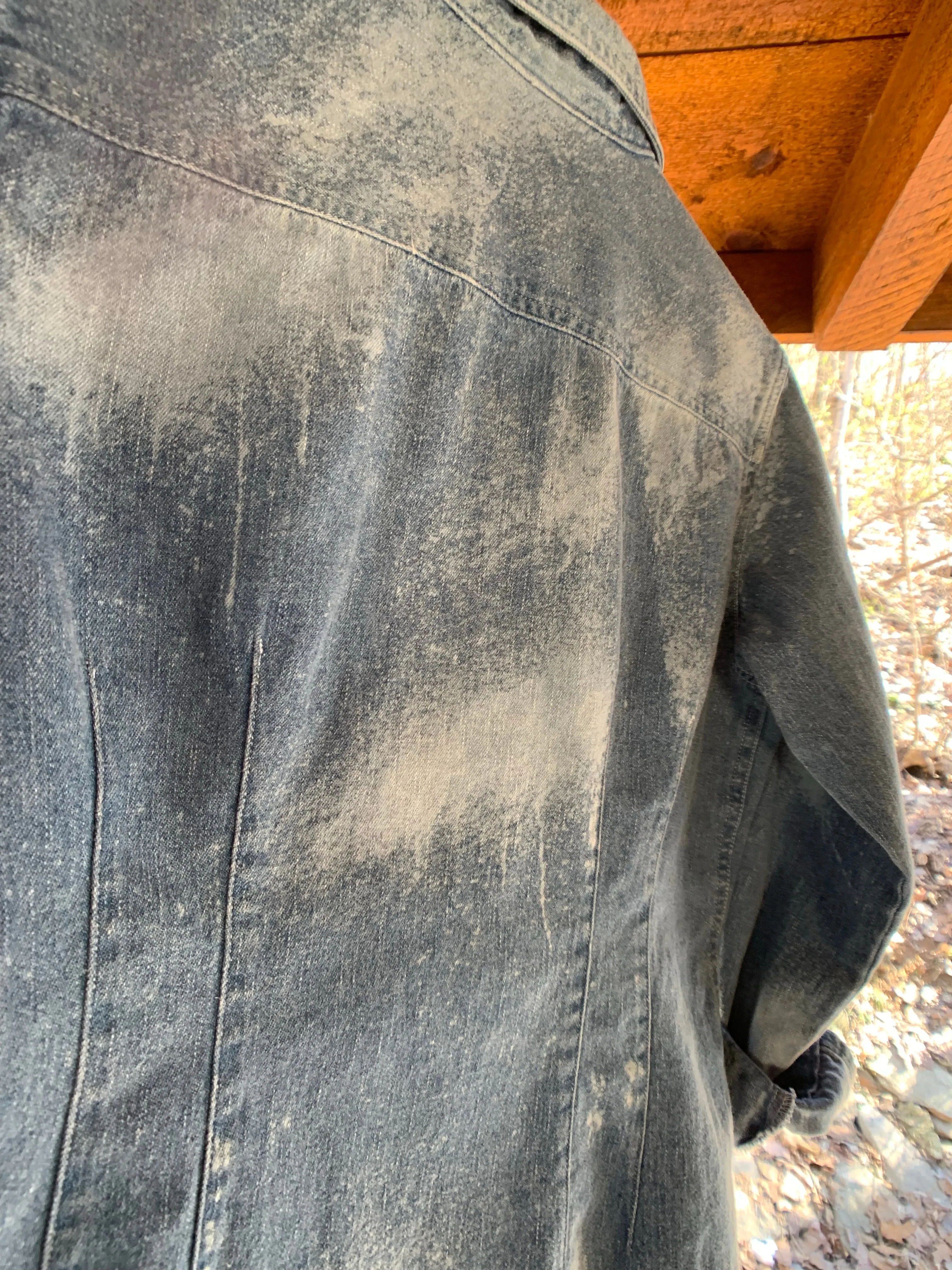Distressed Denim Shirt