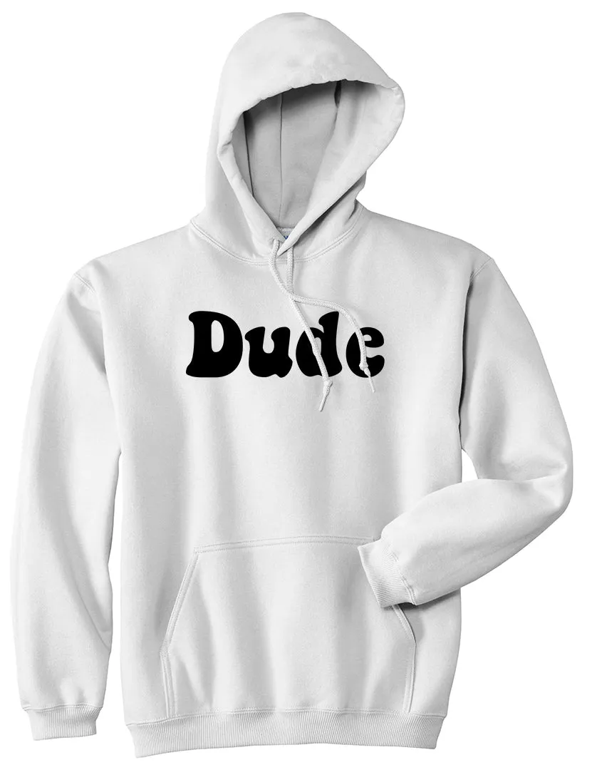 Dude 70s Mens Pullover Hoodie