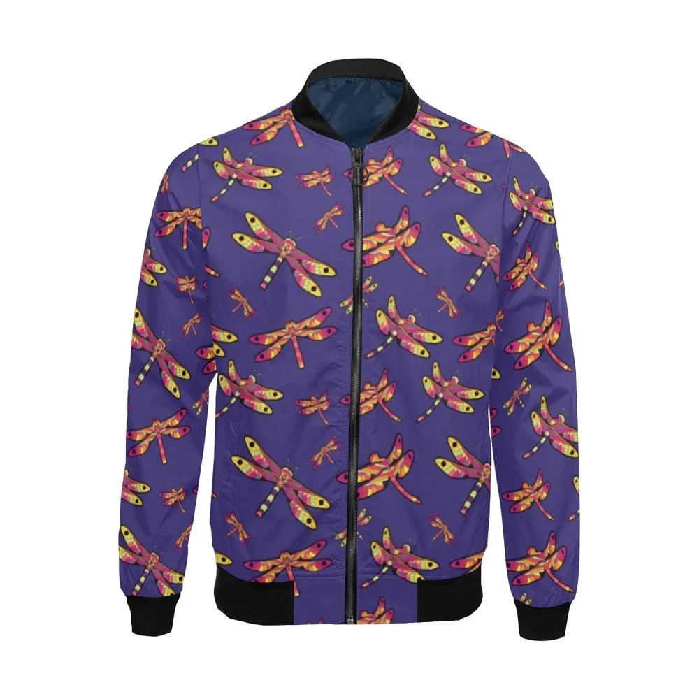 Gathering Purple Bomber Jacket for Men