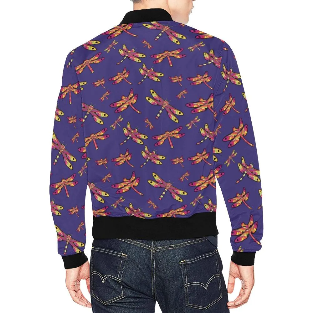 Gathering Purple Bomber Jacket for Men