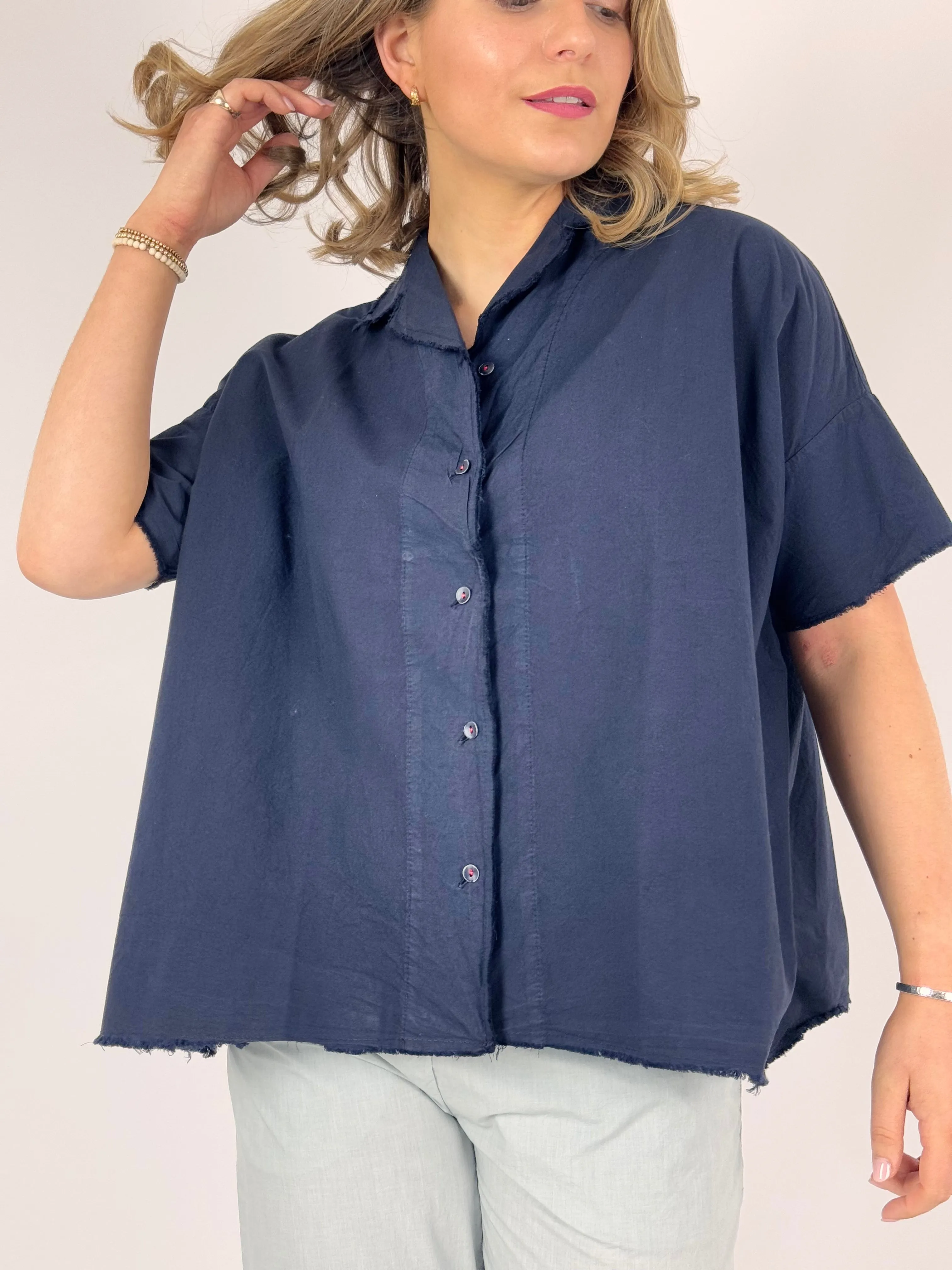 Hannoh Wessel Serenity Shirt Navy
