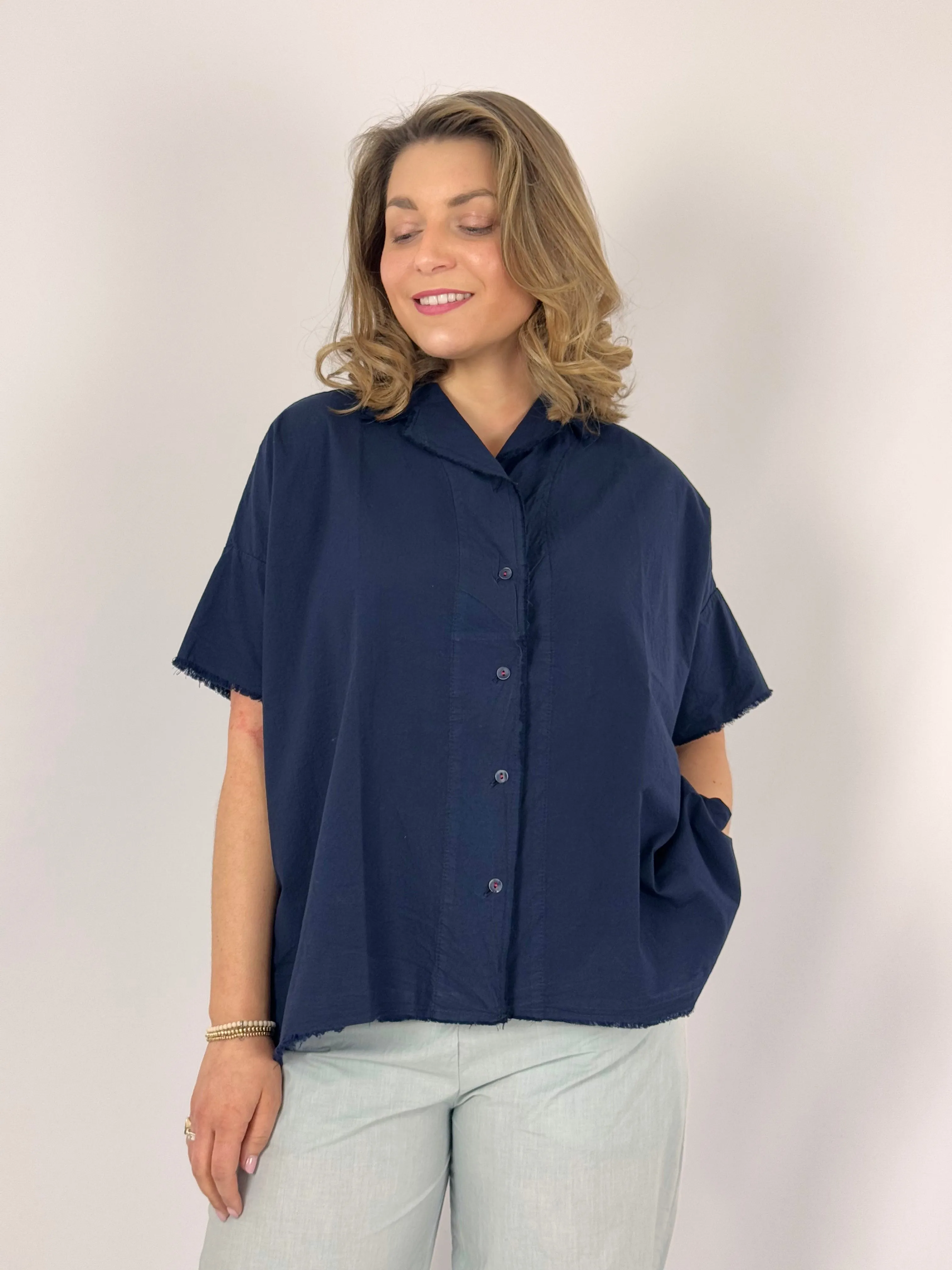 Hannoh Wessel Serenity Shirt Navy
