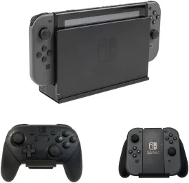 HIDEit Switch Mount - Wall Mount for Nintendo Switch and (2) Controller Mounts - Made in USA