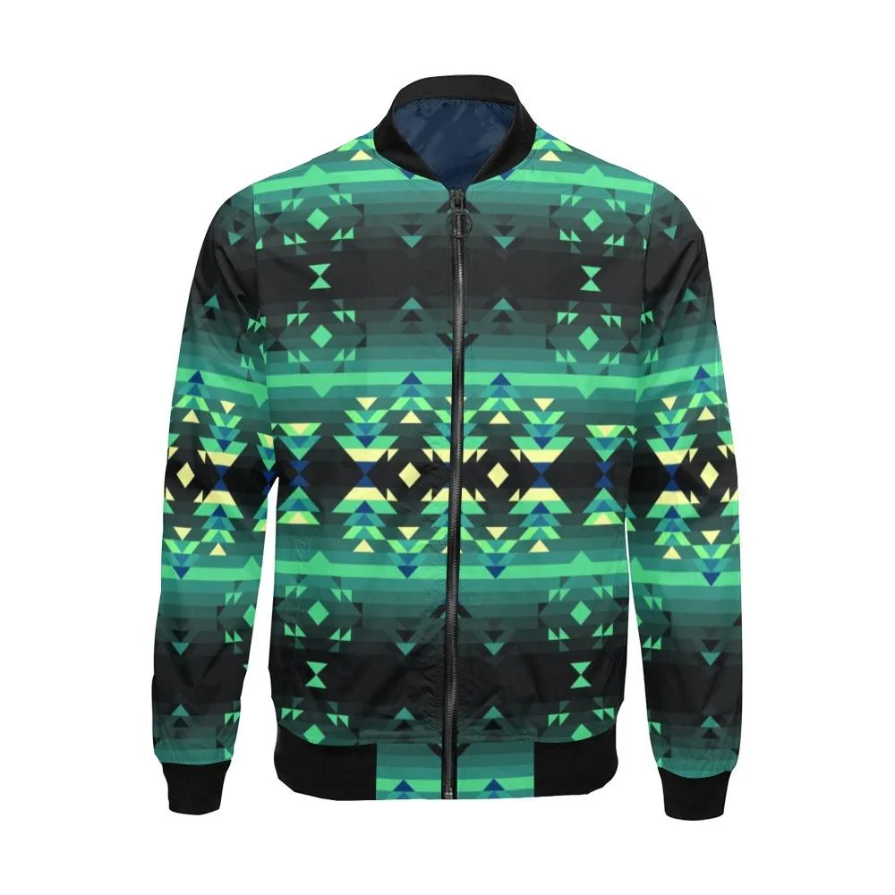 Inspire Green Bomber Jacket for Men