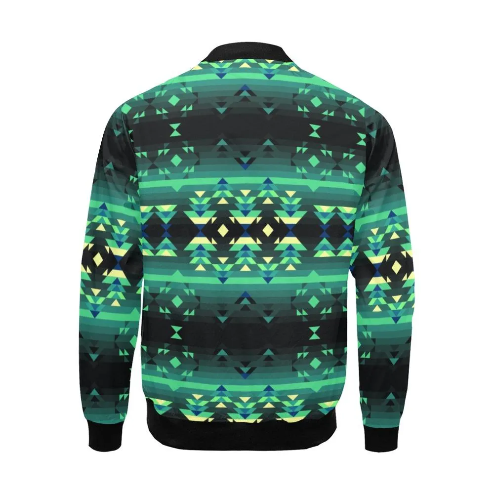 Inspire Green Bomber Jacket for Men