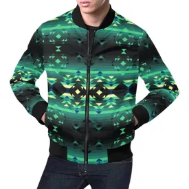 Inspire Green Bomber Jacket for Men