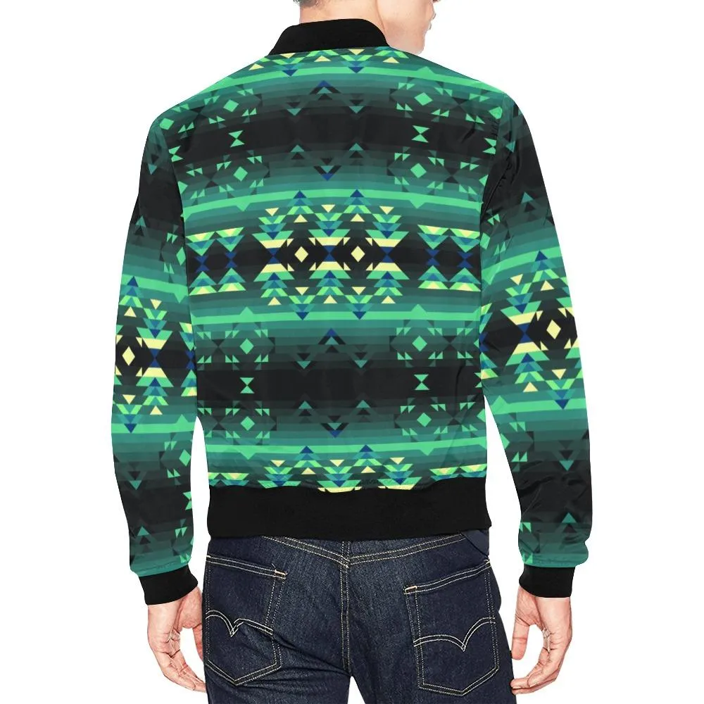 Inspire Green Bomber Jacket for Men