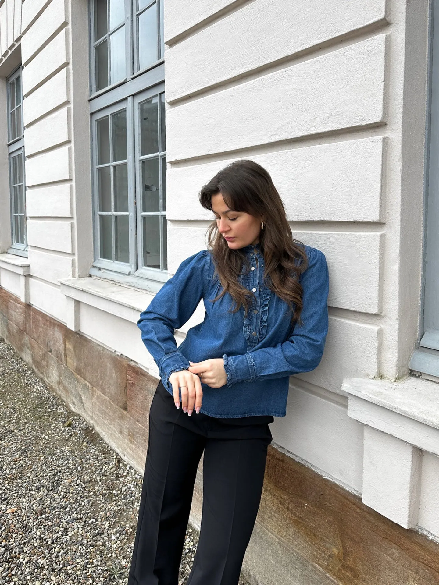 Justine Denim Shirt - Blue
