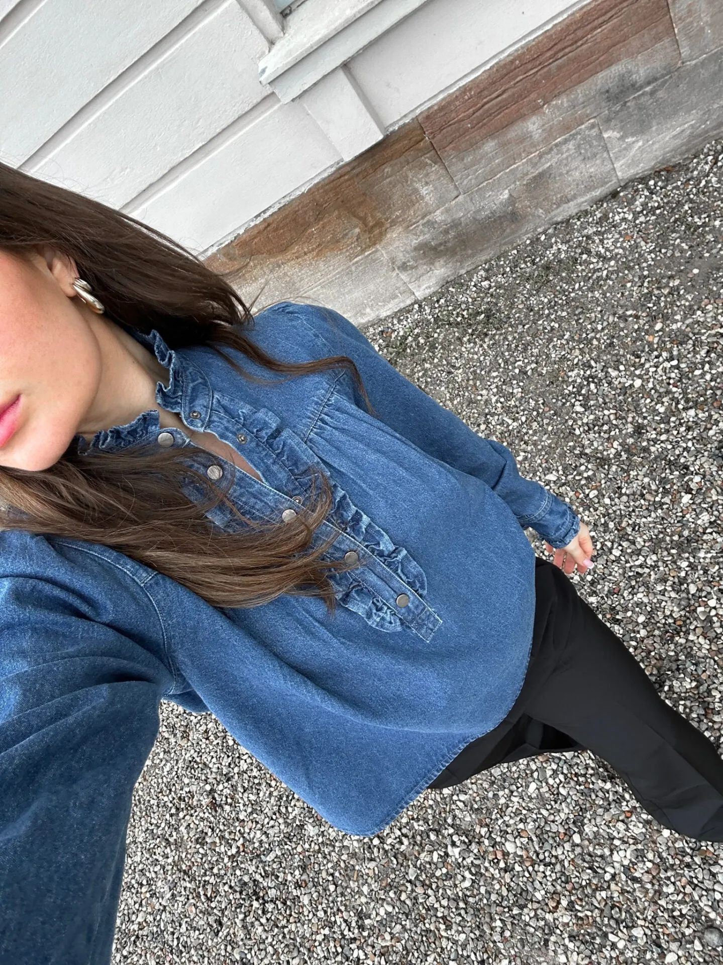 Justine Denim Shirt - Blue