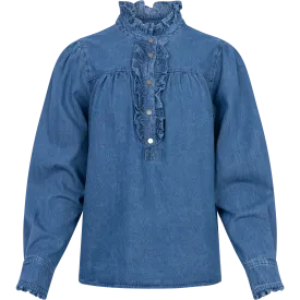 Justine Denim Shirt - Blue