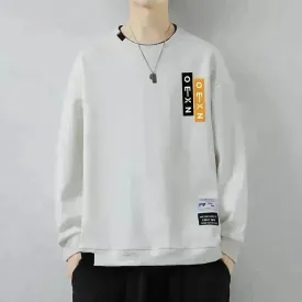 Men's Casual Sweatshirt Round Neck Pullover Top