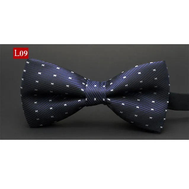 New fashion tuxedo bow tie men red and black tartan groom marry groomsmen wedding party colorful striped butterfly cravats mens