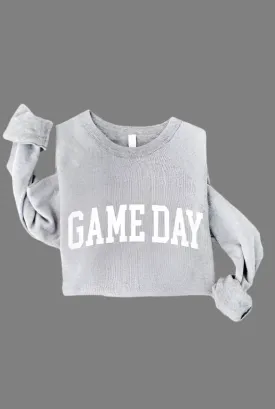 OAT COLLECTIVE - GAME DAY Graphic Sweatshirt: ATHLETIC HEATHER Medium