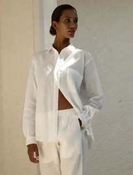 Oversized Linen Men's Shirt