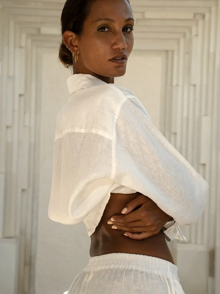 Oversized Linen Men's Shirt