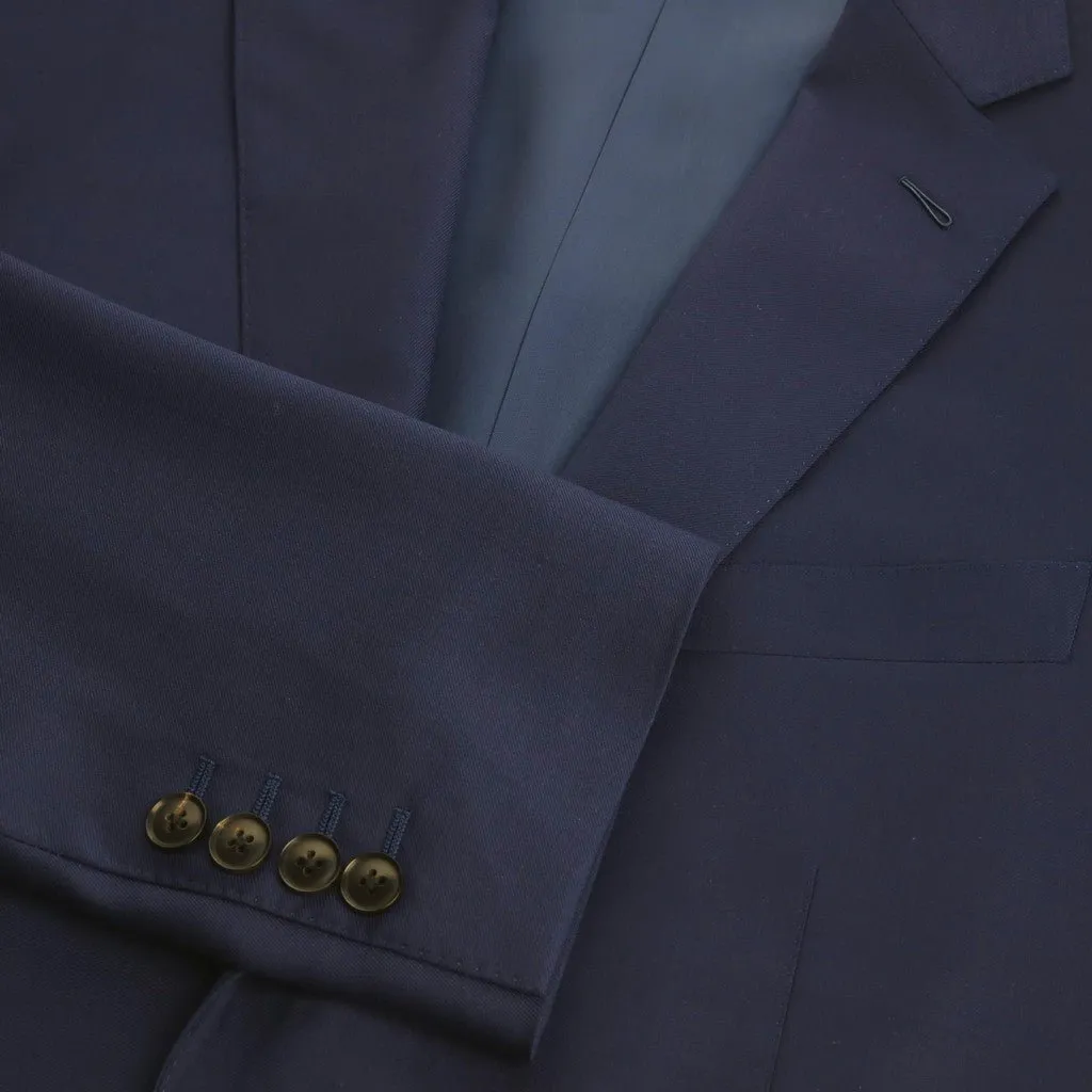 SARTORIAL EDGE Notch Lapel Slim Business Suit BLUE REG