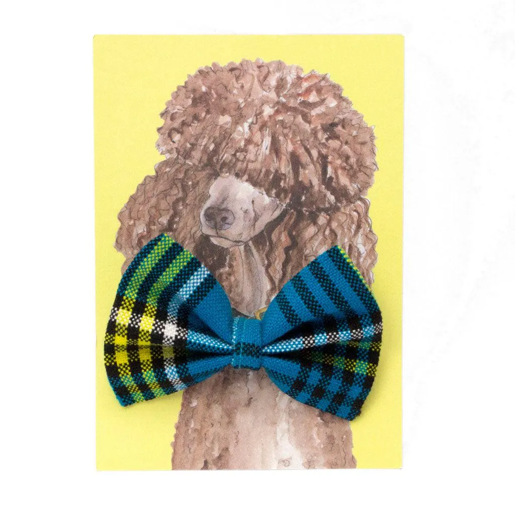 Shuka Blue Dog Bow Tie