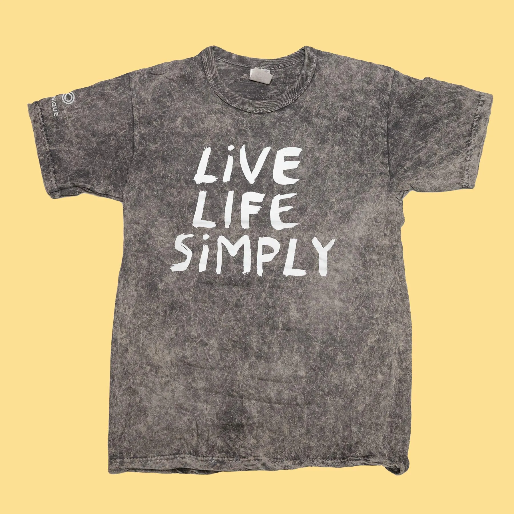 SONOMA Unisex Printed 100% Organic Cotton T-Shirt (Grown & Made in USA) (Non-Toxic Ink) (Live Life Simply)