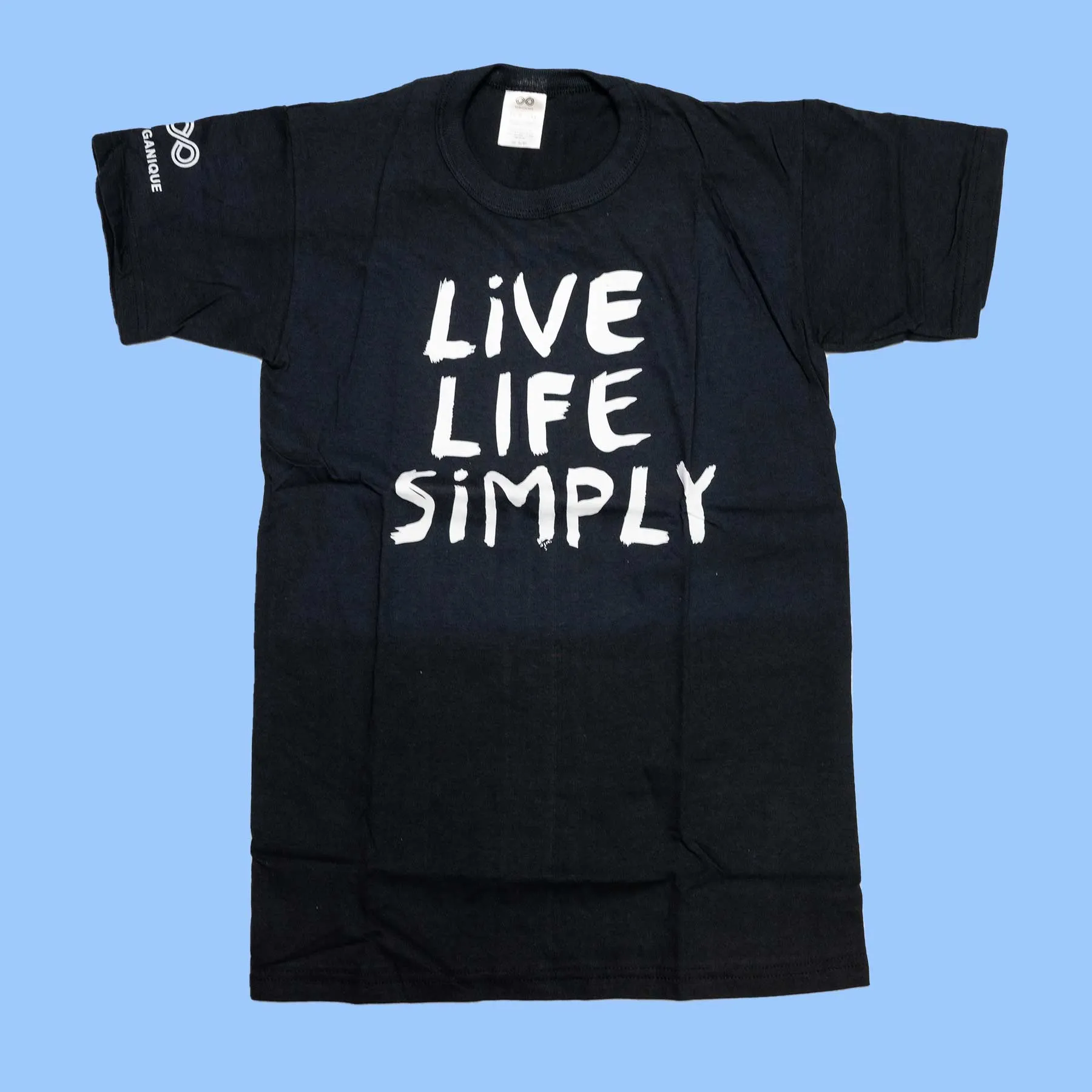SONOMA Unisex Printed 100% Organic Cotton T-Shirt (Grown & Made in USA) (Non-Toxic Ink) (Live Life Simply)