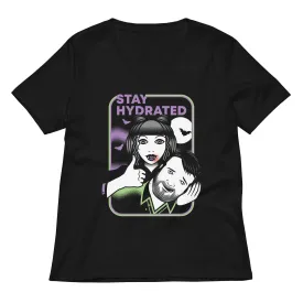 Stay Hydrated Women's V-Neck Tee