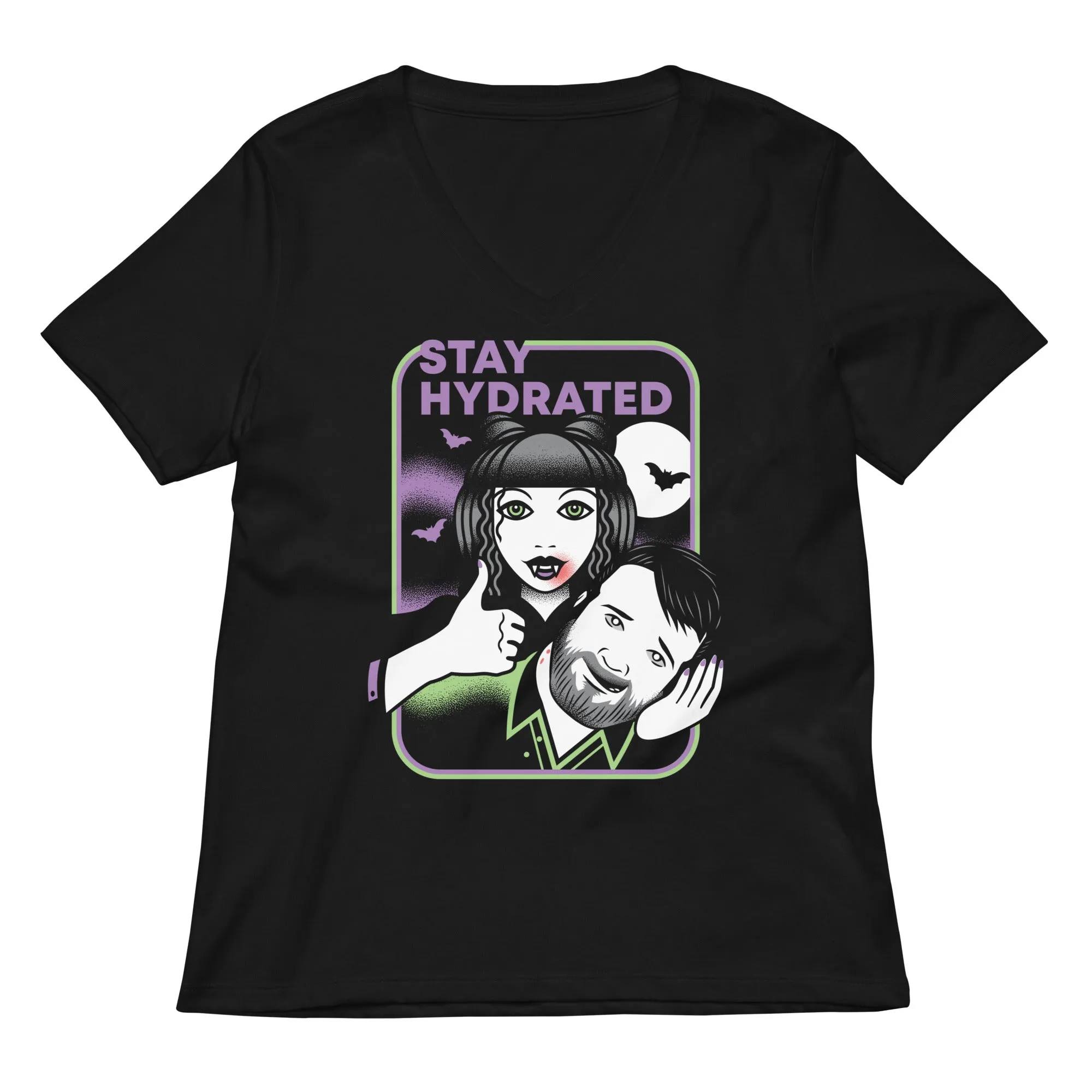 Stay Hydrated Women's V-Neck Tee
