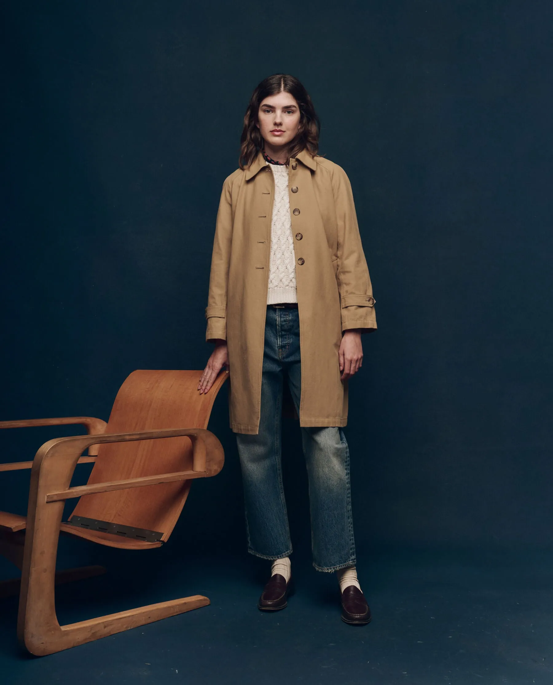 The Trench Coat. -- Khaki