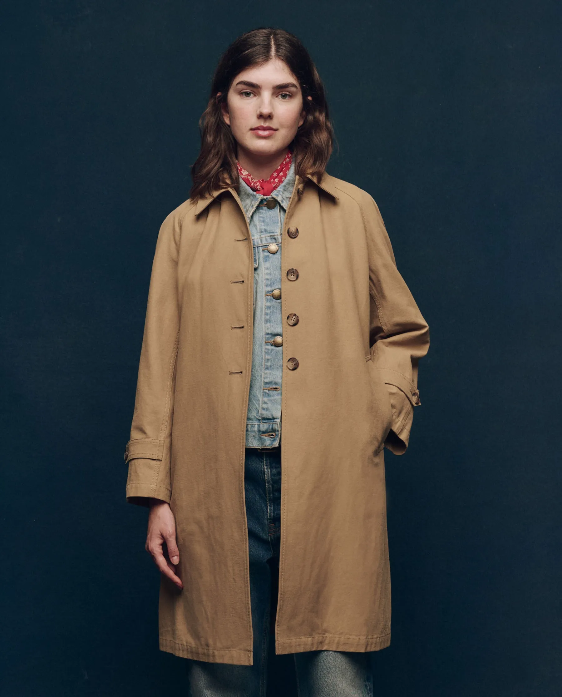 The Trench Coat. -- Khaki