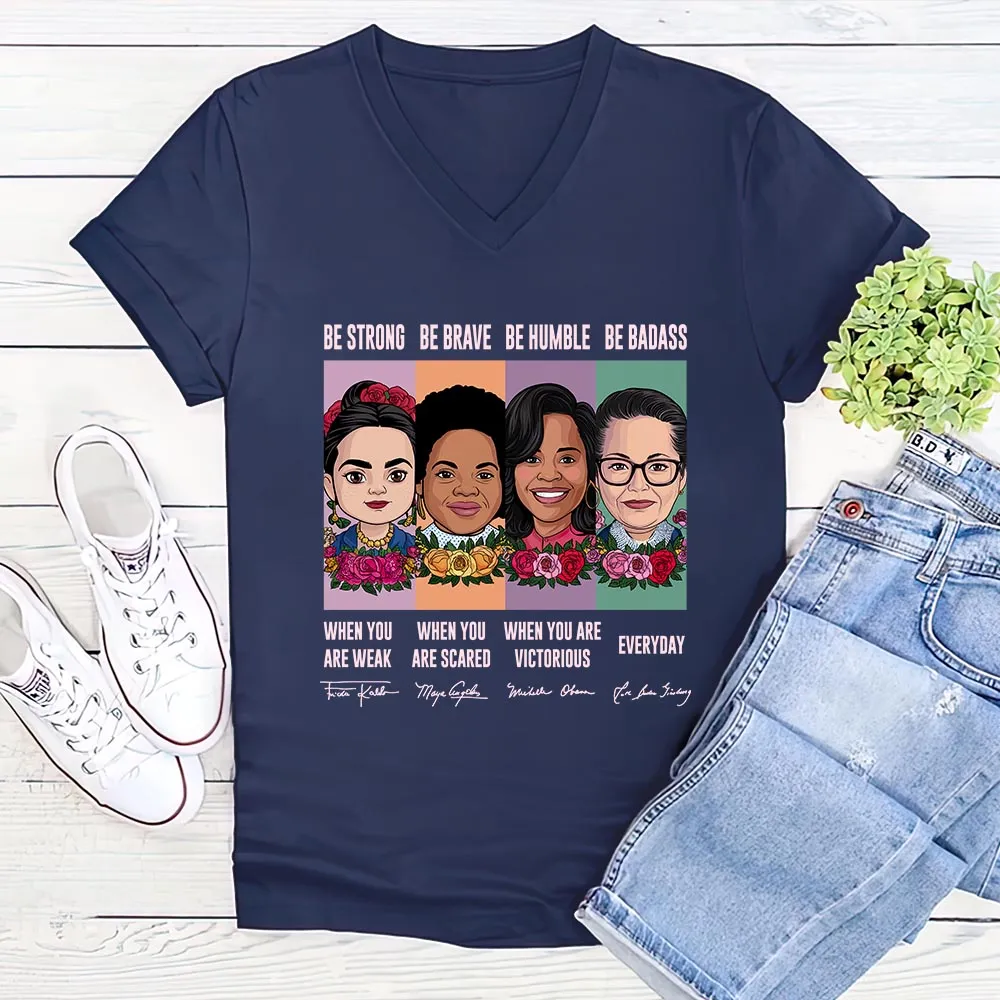 Women's V-neck T-shirt TSVB590