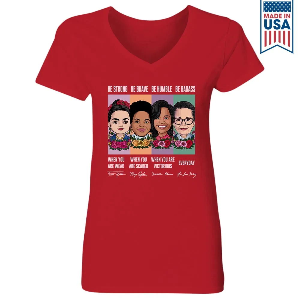 Women's V-neck T-shirt TSVB590
