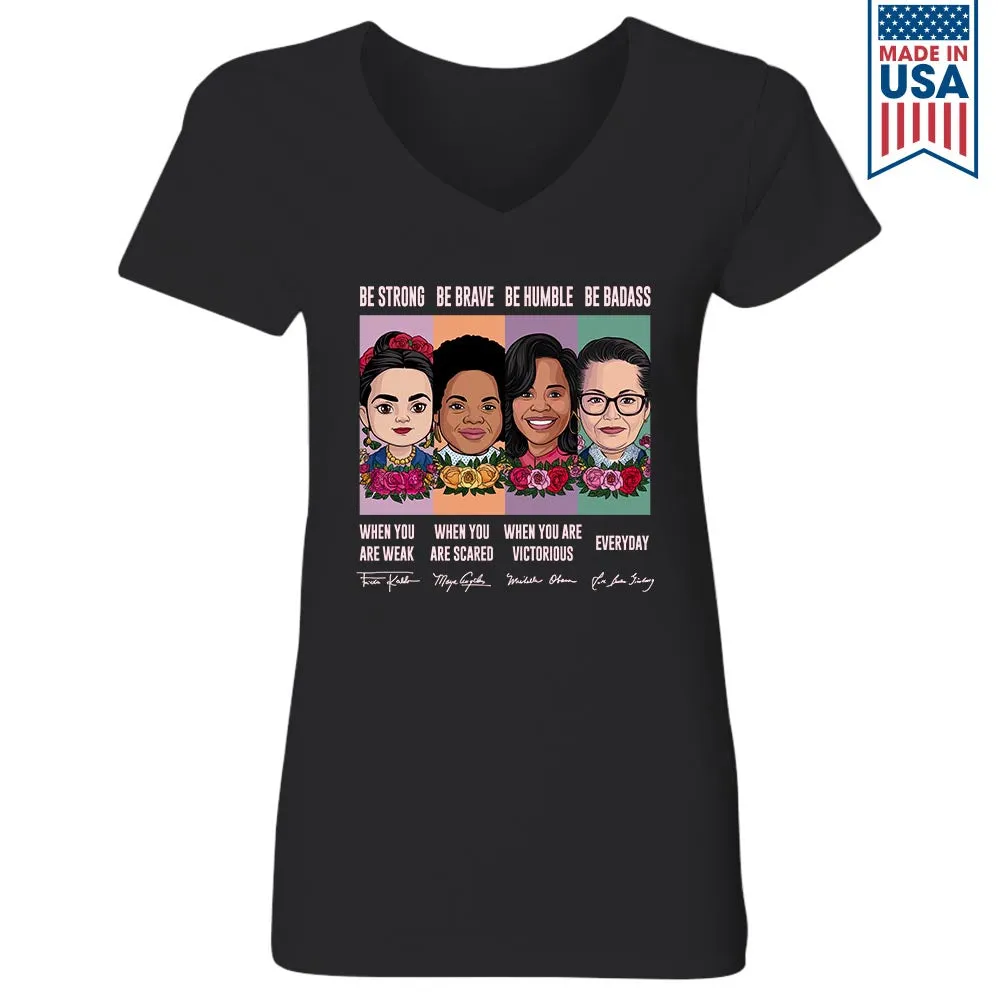 Women's V-neck T-shirt TSVB590