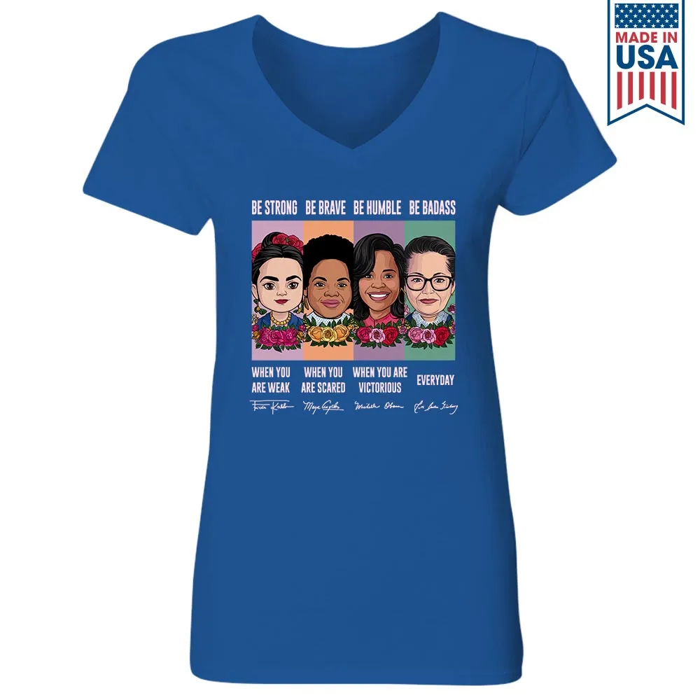 Women's V-neck T-shirt TSVB590